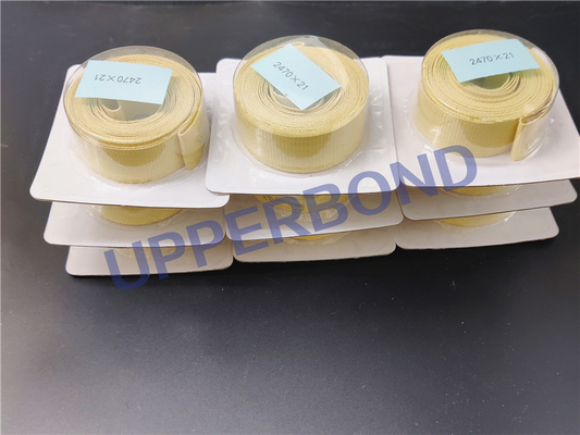 購入 縦の包装のケブラーの生地テープ/Aramid Protosのタバコ機械エンドレス・ベルト オンライン製造