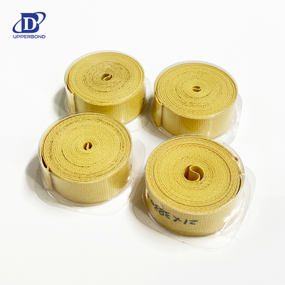 購入 0.50-0.62mm ITEM8000/mk9/protos 70 タバコメーカーのための黄色アラミド繊維装飾テープ オンライン製造